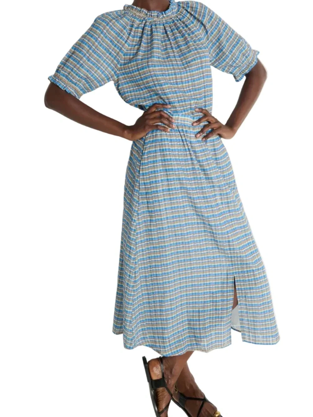 NWT- Nation Los Angeles - Tatiana Skirt - Coastal Plaid - Nation LTD